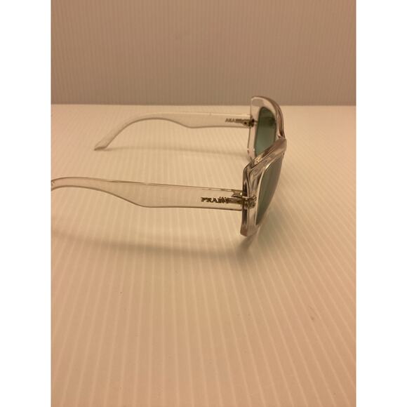 Prada Clear Cat Eye Sunglasses SPR 19M With Case - Picture 8 of 16